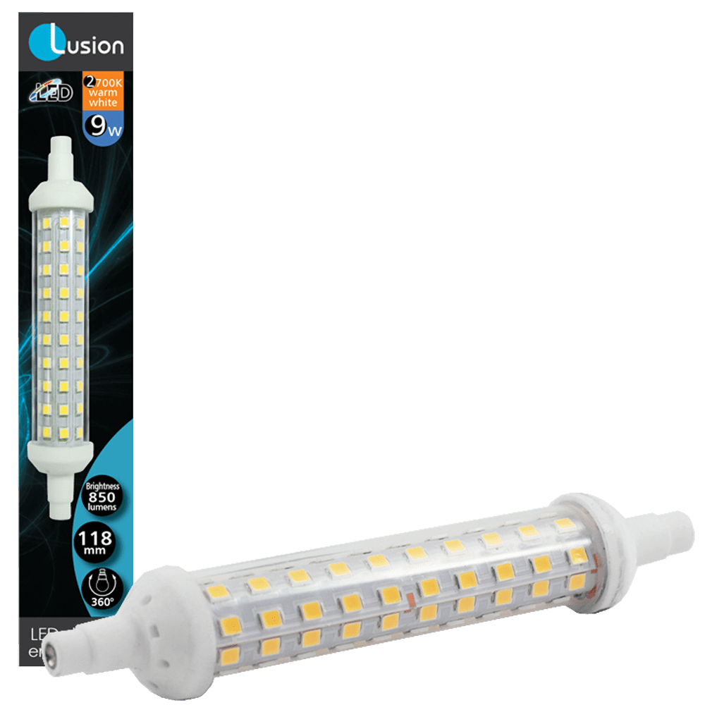 Lus 9W LED R7s 2700K Non-Dimmable 118MM