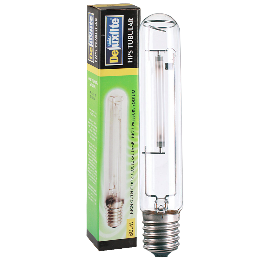 HPS Tubular High Pressure Sodium 600W 240V 2100K E40