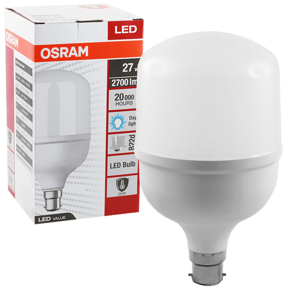 LED Value HW Bulb AC24357 27W 6500K B22 Non-Dimmable