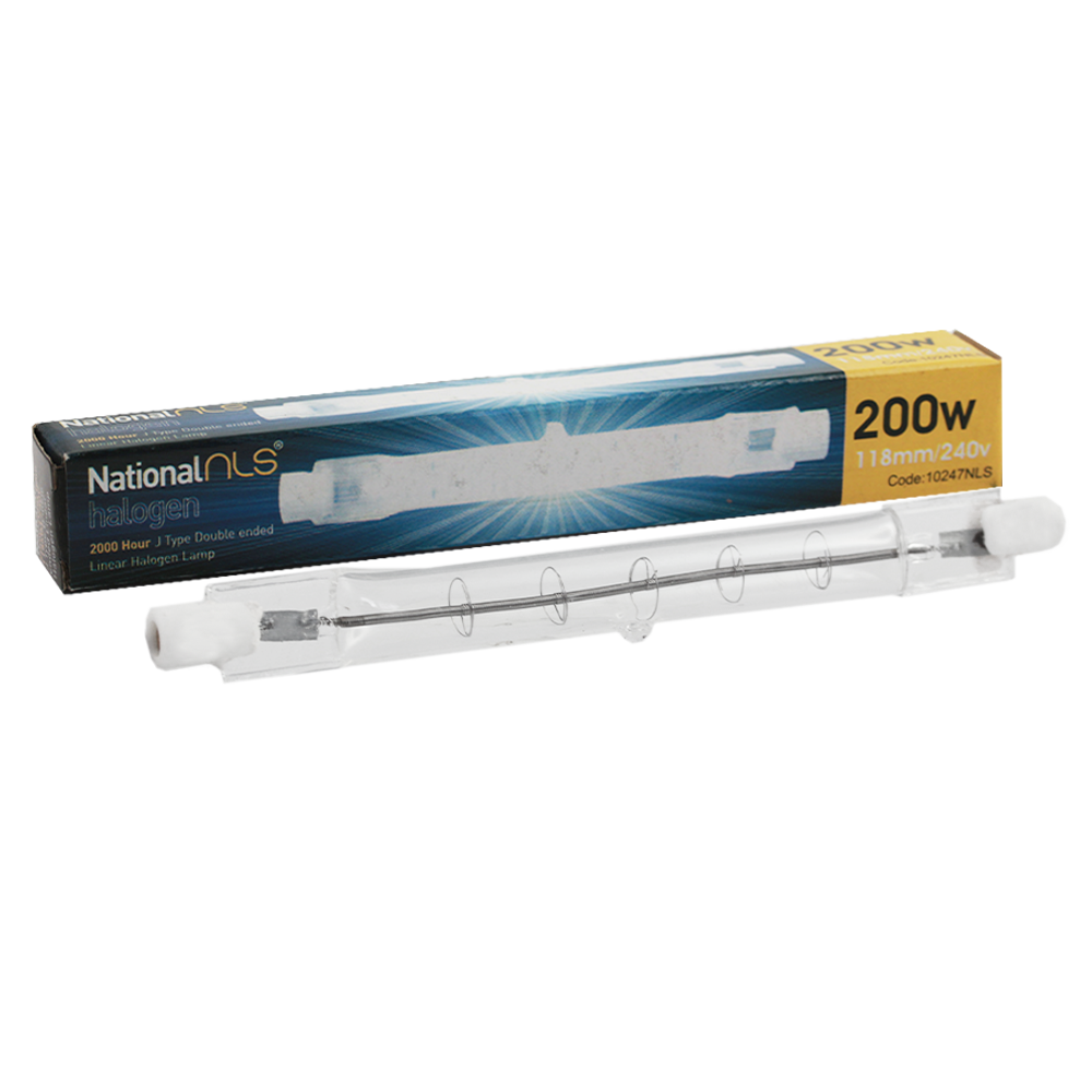 Linear Halogen Lamp 200W 240V 118mm R7s