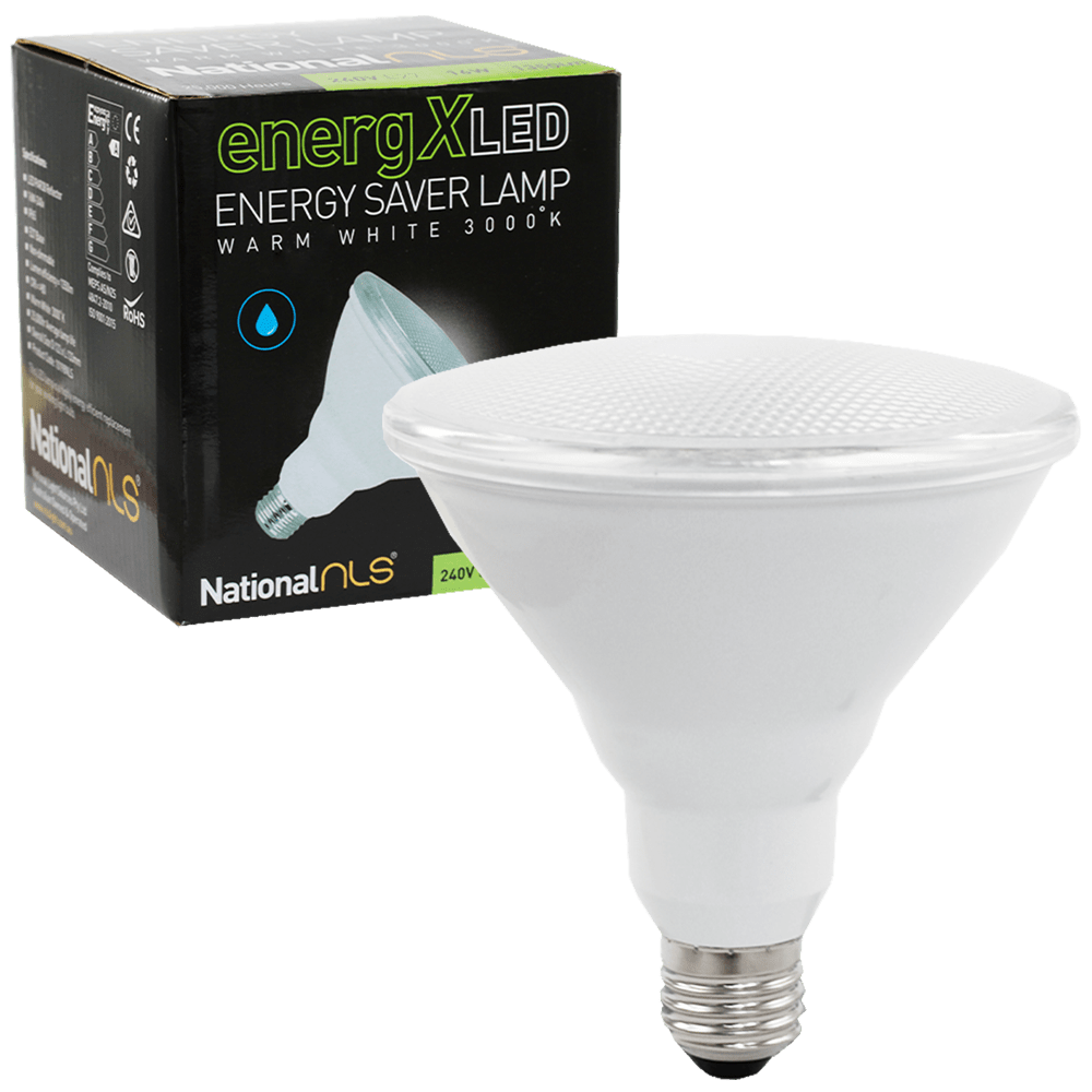 EnergX LED PAR38 Reflector Lamp 16W 3000K Non-Dimmable E27