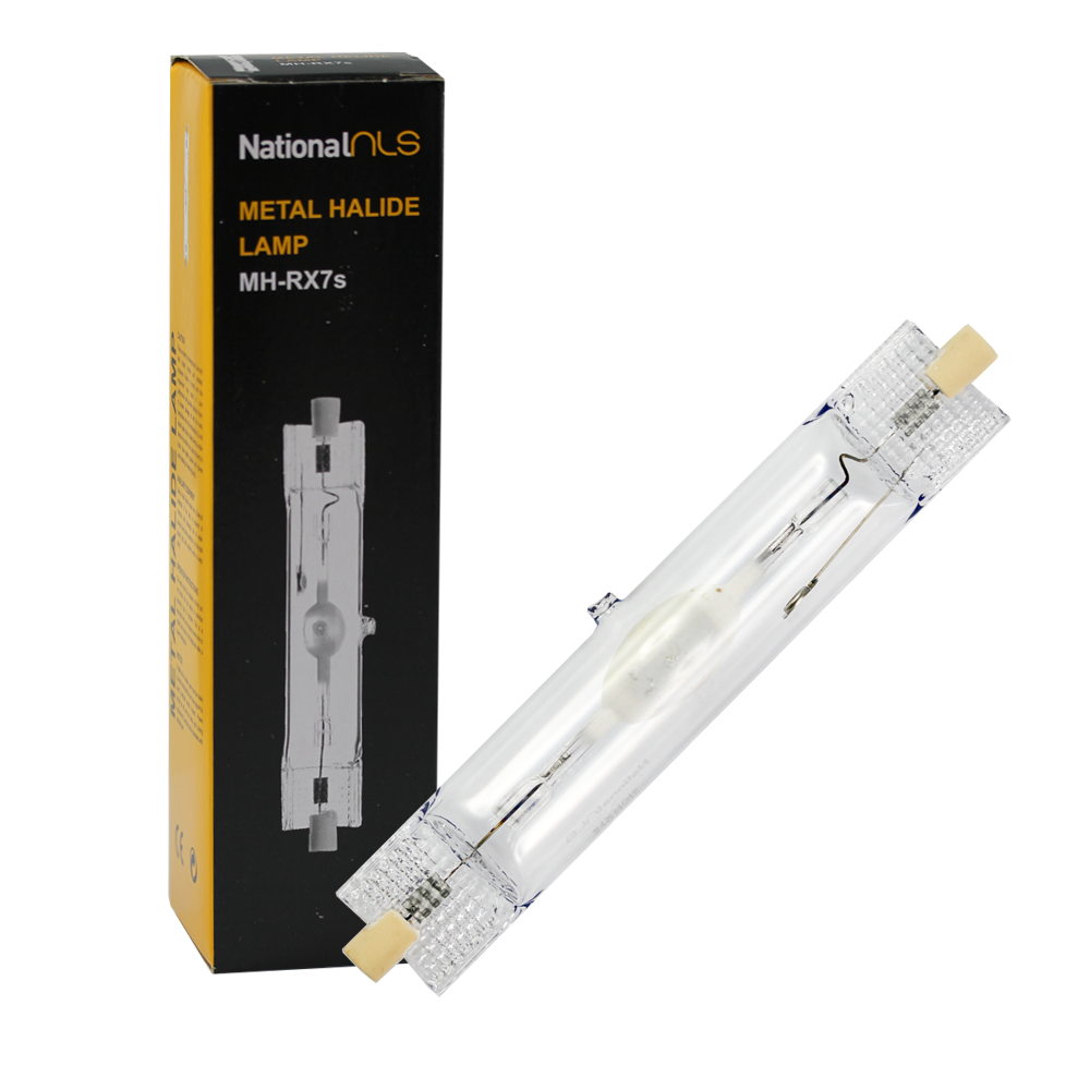 National NLS Double Ended Metal Halide Lamp 150W 4000K RX7s