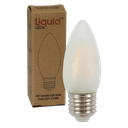 Liquid LEDs LED Candle 4W 2700K E27 Frost Dimmable