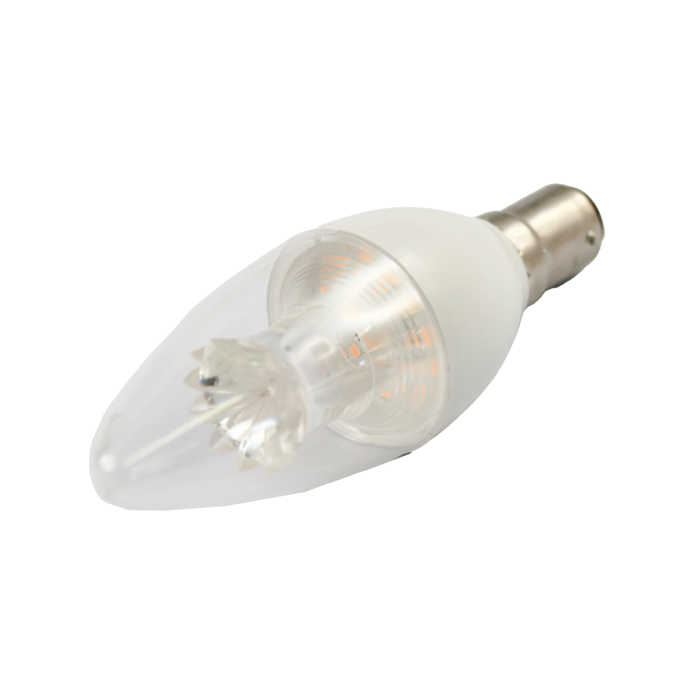 LED Candle Clear 7W 3000K BA15d Dimmable