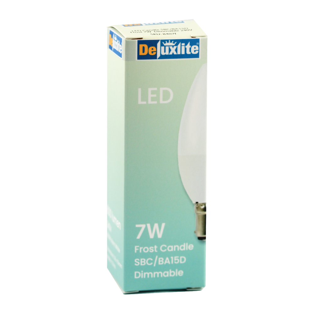 LED Candle Frost 7W 3000K BA15d Dimmable