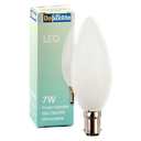 LED Candle Frost 7W 3000K BA15d Dimmable