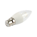 LED Candle Clear 7W 3000K B22 Dimmable