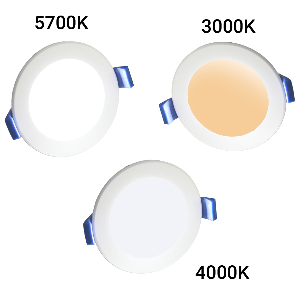 LED 7W D/LIGHT  700LM DIMM 70MM   171012 7W TRI  IP44 3/4/5.7K