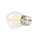 Round LED Bulb Clear 4W E27 240V 2700K