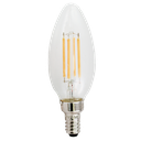 LED Filament Candle Clear 4W 2700K Dimmable E12