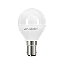 Verbatim LED Fancy Round Mini-Classic Frosted 5W 3000K Dimmable BA15d