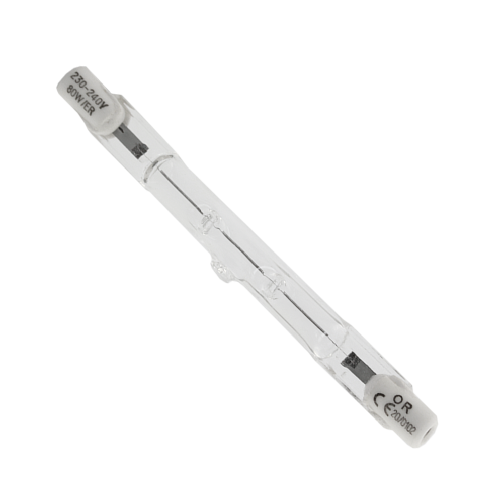 Linear Eco Halogen Hr7 Lamp 80W 230-240V 78mm R7s