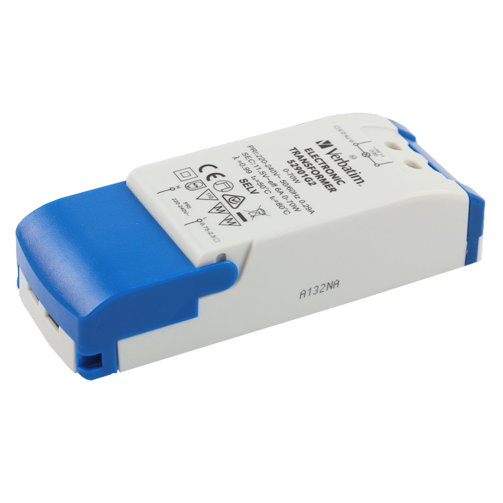 Verbatim LED Electronic Transformer Output 11.5V AC 70W