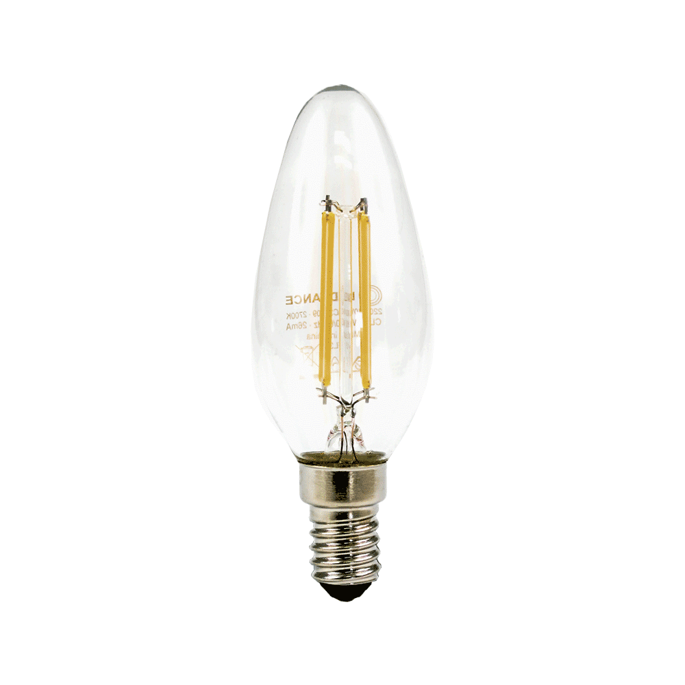 Ledvance LED Filament PFM Candle Clear 4W 2700K Dimmable E14