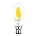 Lus LED Filament ST64 Clear 8W 2700K Dimmable B22