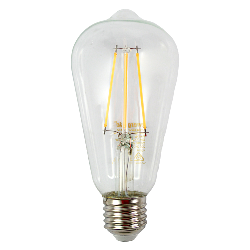 LED Filament ST64 Clear 7.5W 2700K Dimmable E27