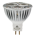 MR16 LED 24V DC 3W 2700K  W/W  60Deg