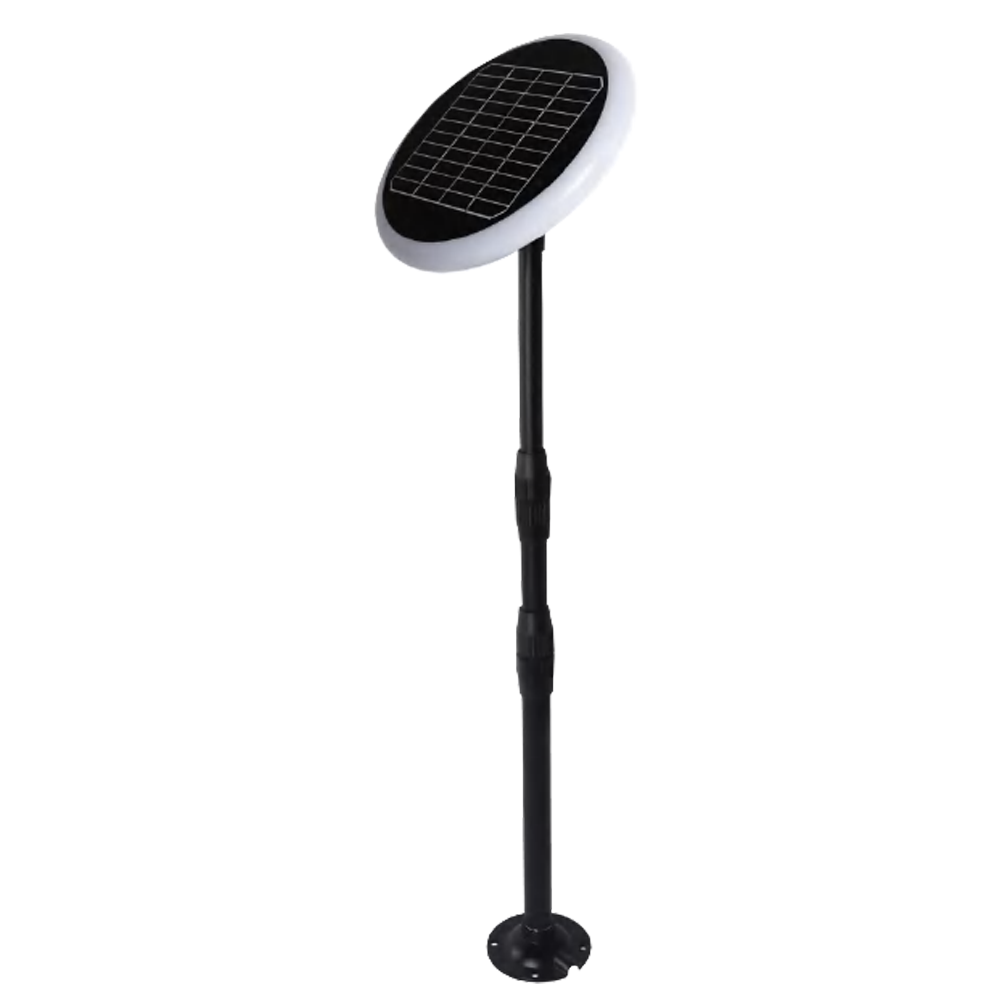 Deluxlite Solar LED Garden Light Halo 8W IP65 3000K Black