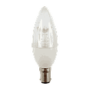 Deluxlite LED Candle Clear 7W 3000K BA15d Dimmable