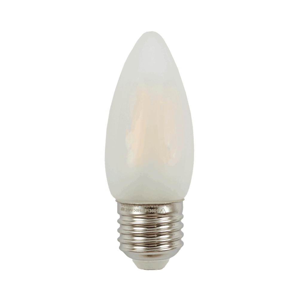 Liquid LEDs LED Candle 4W 2700K E27 Frost Dimmable