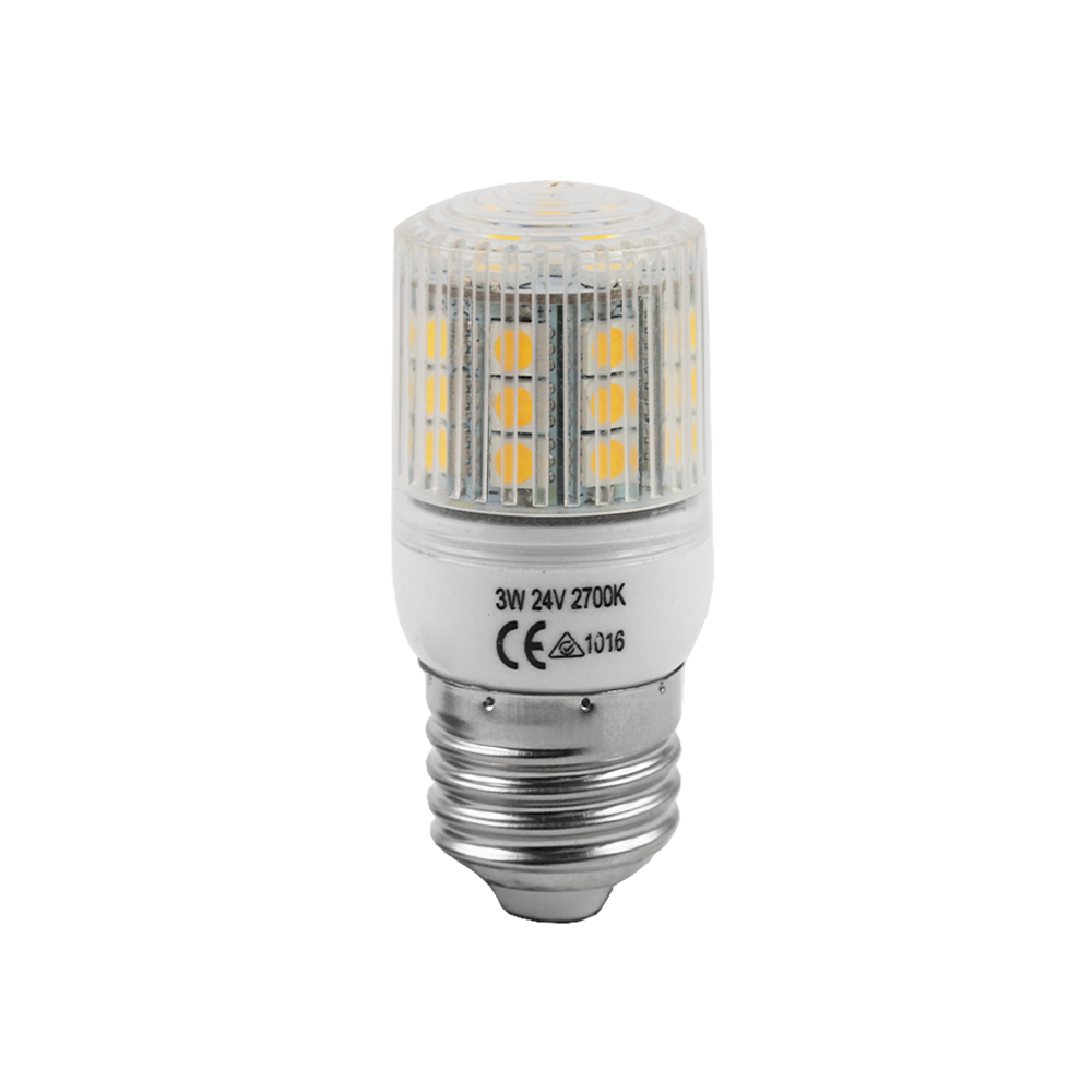 LED Miniature Pilot Lamp 3W 24V 2700K E27 Non-Dimmable