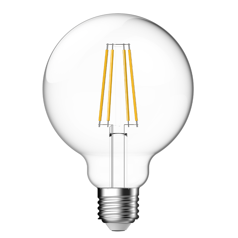 Smarter Lighting LED Filament SupValue G95 Clear 7.5W 2700K Dimmable E27