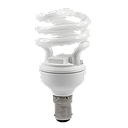 Electronic Energy Saver Spiral CFL Lamp 11W 4100K BA15d