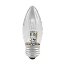 Energy Saving Halogen Candle Globe Clear 28W 240V E27