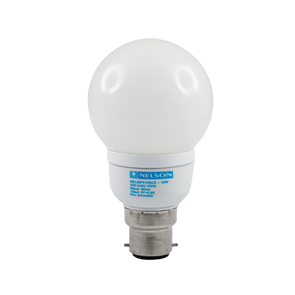 Mini Globe Energy Saver CFL Fancy Round 10W 2700K B22