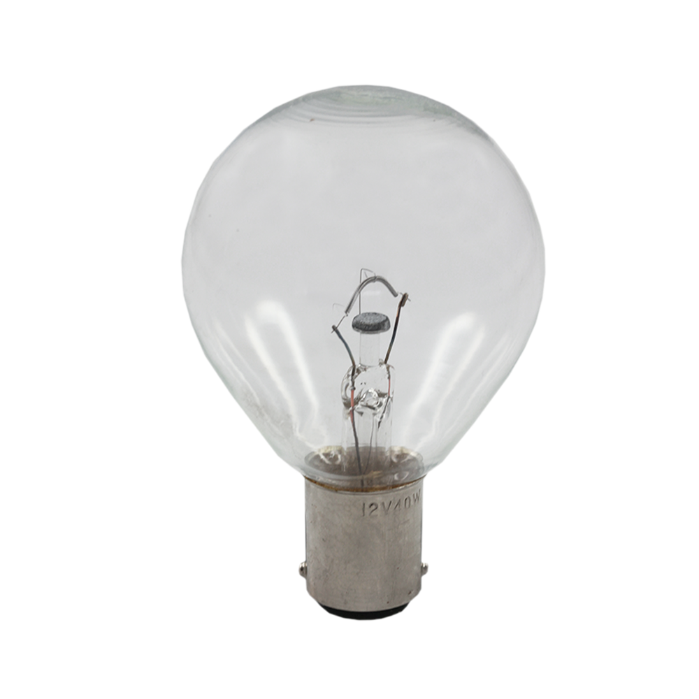 Incandescent Fancy Round Clear 40W 12V 2700K BA15d