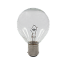 Incandescent Fancy Round Clear 40W 12V 2700K BA15d