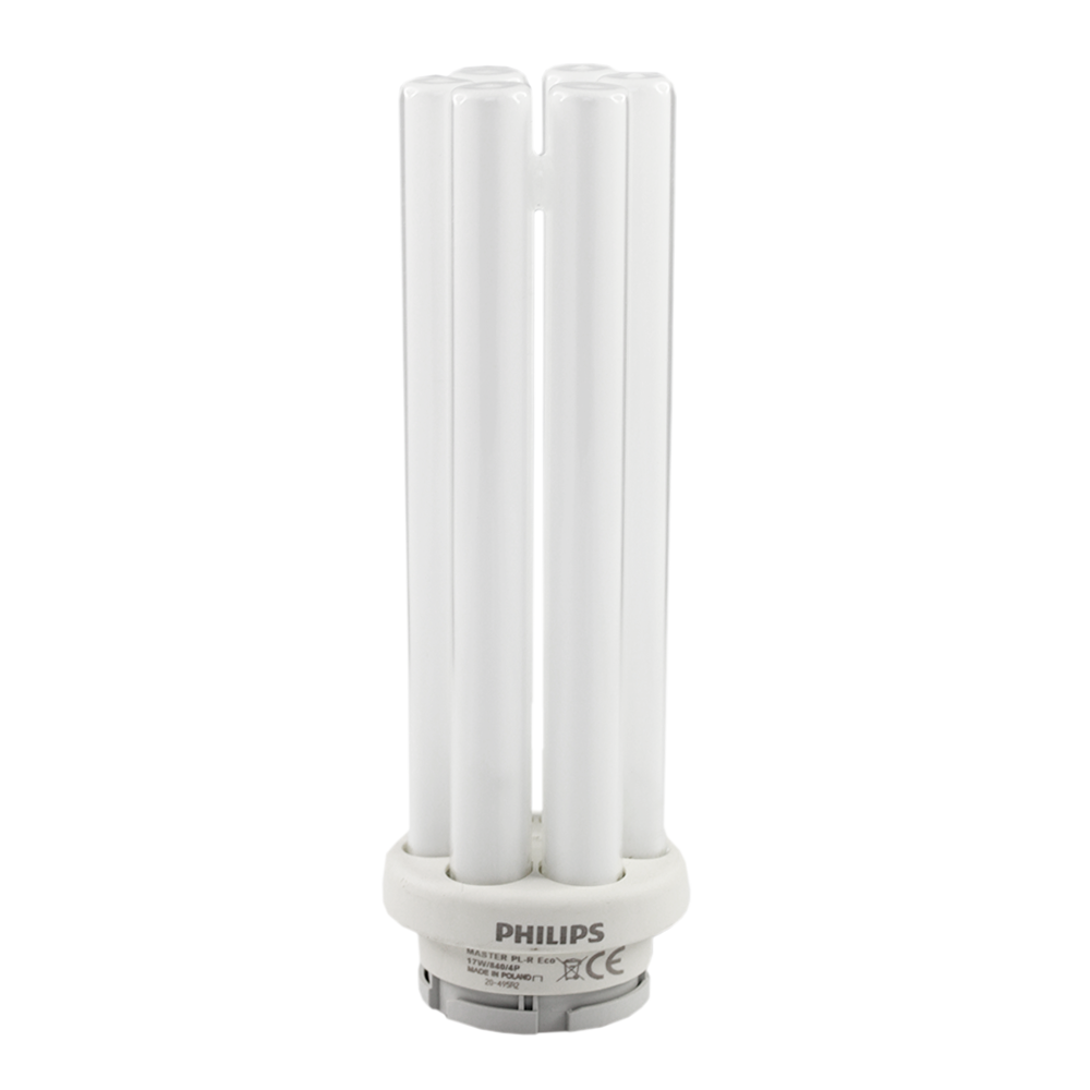 Master Compact Fluorescent PL-R 17W 840 GR14q-1 4 Pins