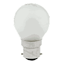 Nelson Halogen Fancy Round Lamp Frosted 28W 2800K B22 Dimmable