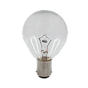 Incandescent Fancy Round Clear 25W 24V 2700K BA15d