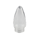 Convertible Candle Shape Clear Lamp Cover