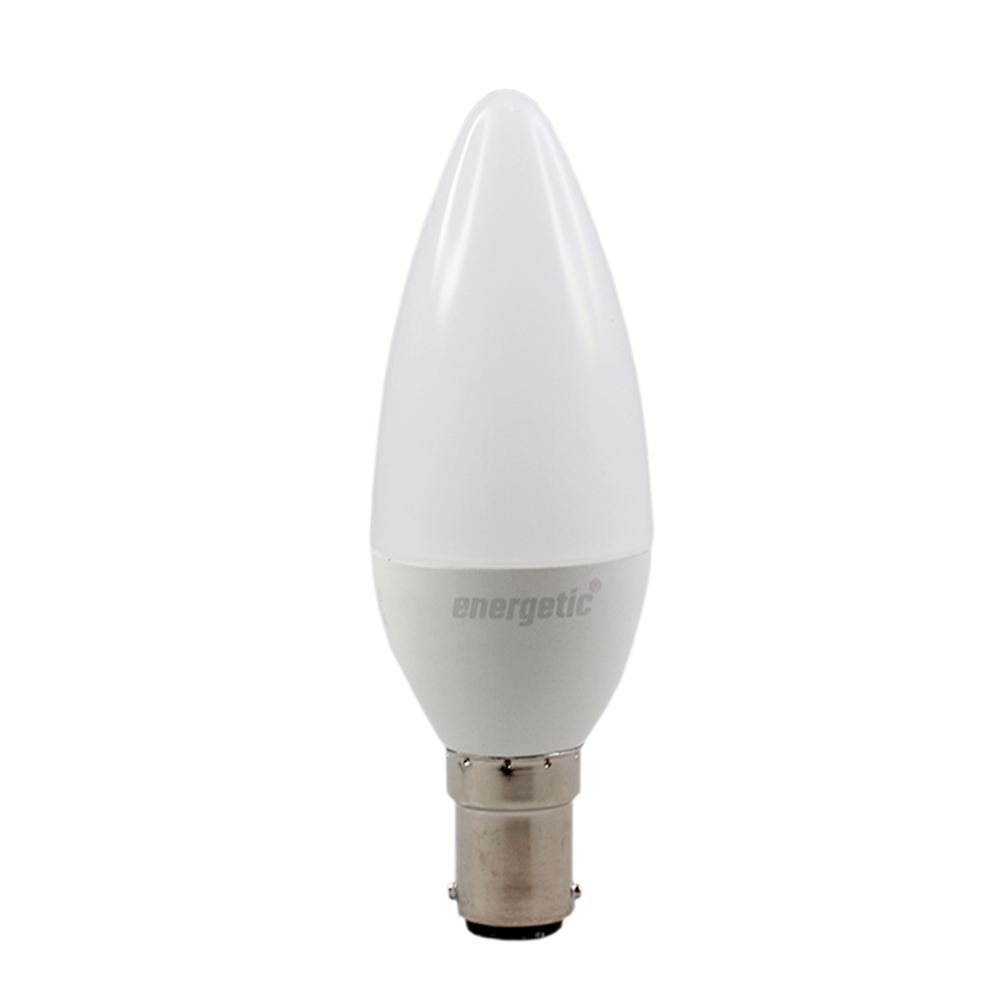 Smarter Lighting LED Candle Frosted 6W 4000K Dimmable BA15d