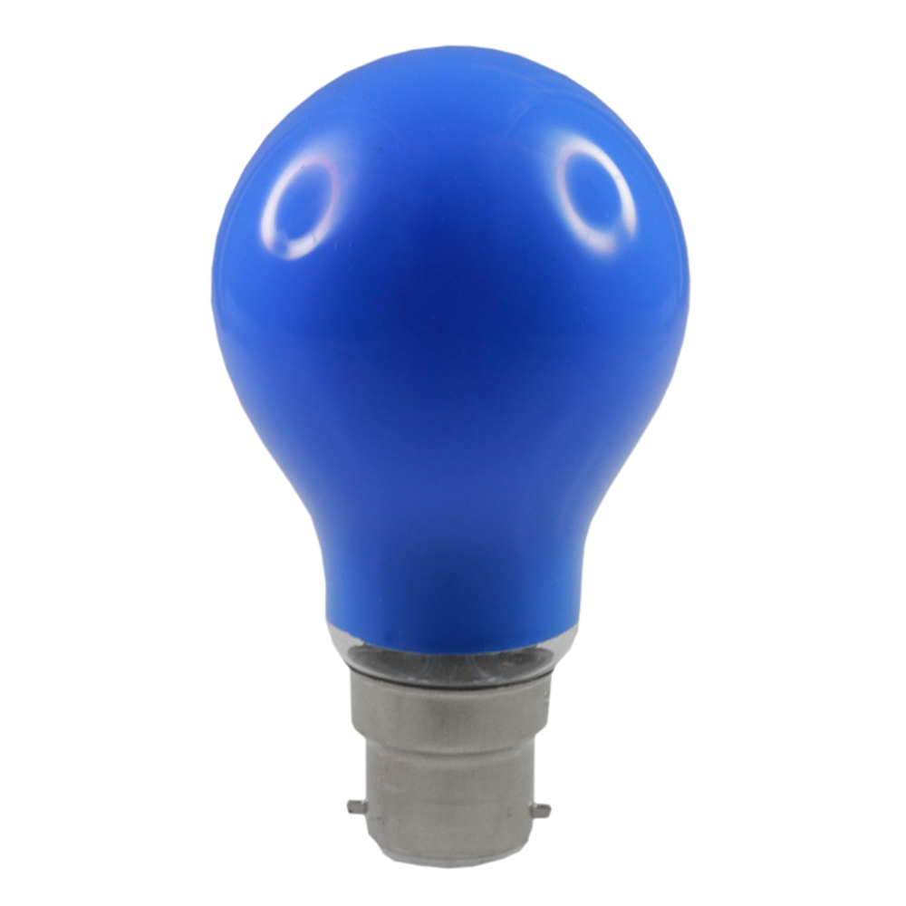 Lus LED GLS Lamp 3W Blue B22 Non-Dimmable