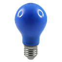 Lus LED GLS Lamp 3W Blue E27 Non-Dimmable