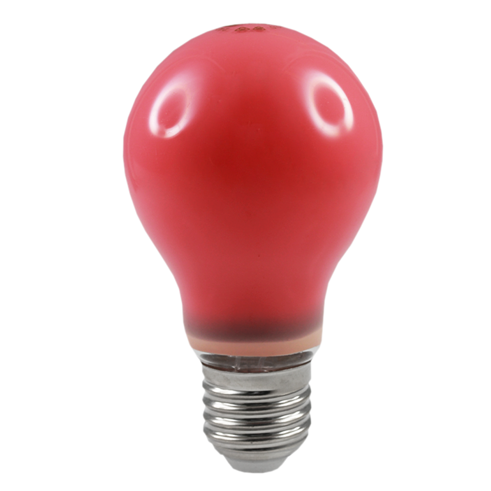 Lus LED GLS Lamp 3W Red E27 Non-Dimmable