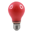 Lus LED GLS Lamp 3W Red E27 Non-Dimmable