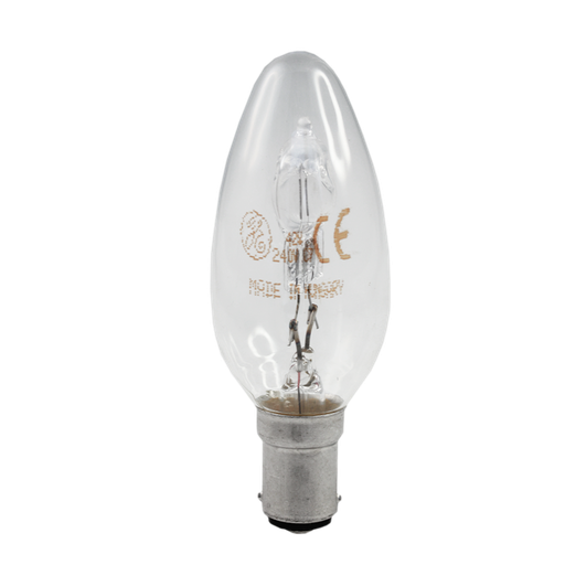 [G76571] Incandesent Candle Globe Clear 40W 240V BA15d