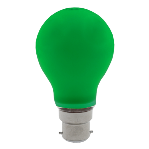 [20707] Lus LED GLS Lamp 3W Green B22 Non-Dimmable