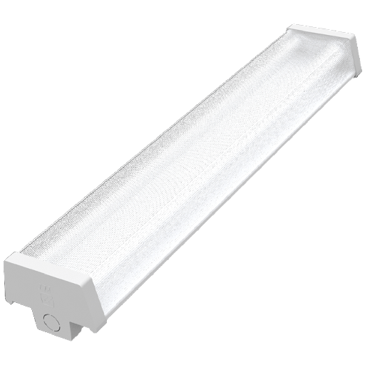 [YBD5228] T5 Fluorescent Diffuser Fitting Batten With Electronic Ballast 2x28W 4000K 1170mm