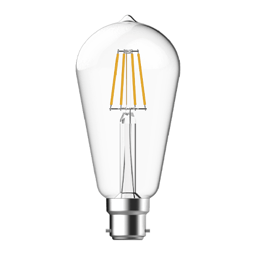 [163132] SupValue Filament ST64 7.5W 2700K B22 Clear Dimmable