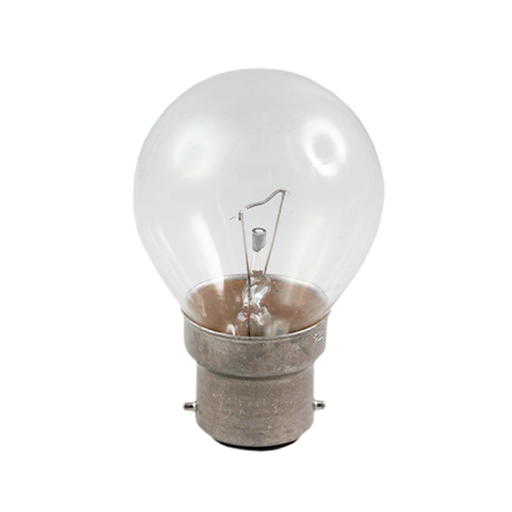 [B7432] Fancy Spherique Round Clear 40W 24V 2700K B22