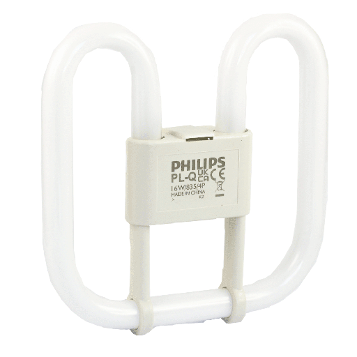 [1892] Philips PL-Q CFL Square 16W 3500K GR10q 4 Pins Dimmable