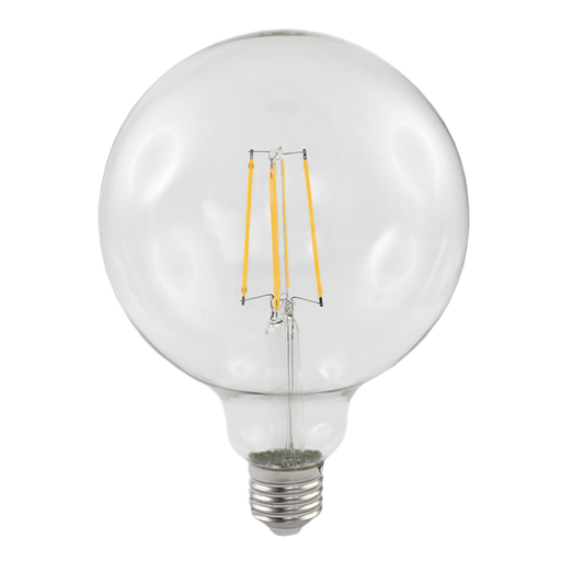 [65634] Lusion Filament G125 Spherical Clear 8W 2700K E27 Dimmable 