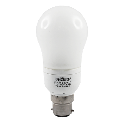 [ELA11BC] Electronic Energy Saver GLS CFL Lamp 11W 2700K B22