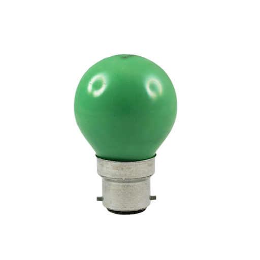 [ROU25GBC] Incandescent Fancy Round Green Lamp 25W 240V B22