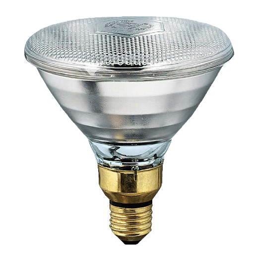 [6844] InfraRed Industrial Heat Incandescent Lamp PAR38 IR 100W 240V Clear E27